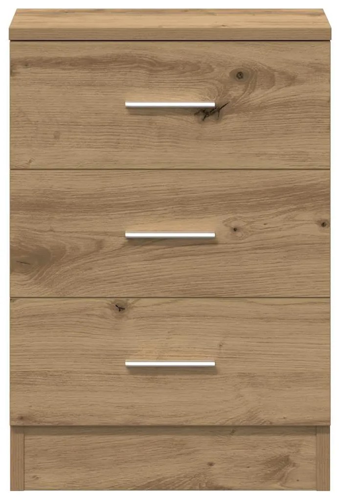 vidaXL Κομοδίνο Αρτισιανή Δρυς 38x35x55 εκ. από Επεξεργασμένο Ξύλο