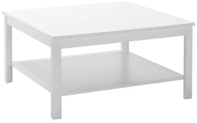Τραπεζάκι σαλονιού Rustic Megapap χρώμα λευκό 80x80x40εκ.-GP009-0259,1