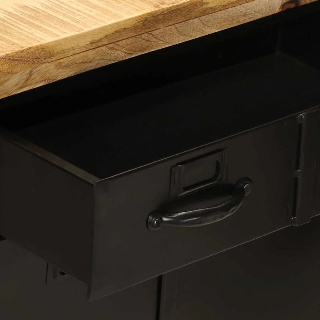 vidaXL Ντουλάπι 55 x 30 x 71 εκ. από Μασίφ Ξύλο Μάνγκο