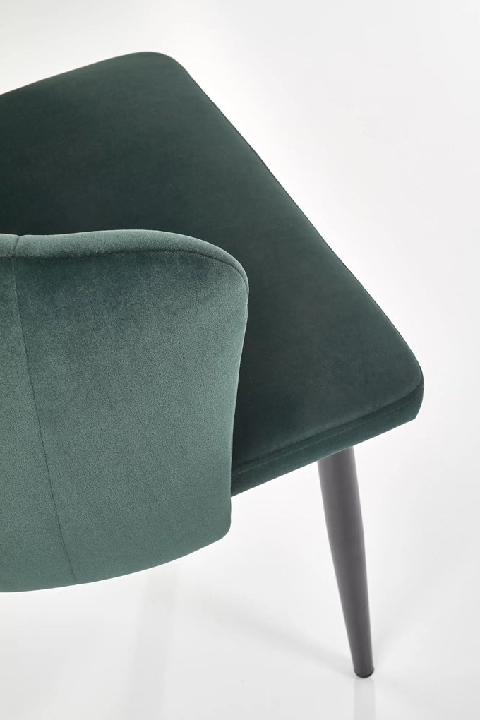 K386 chair, color: dark green DIOMMI V-CH-K/386-KR-C.ZIELONY