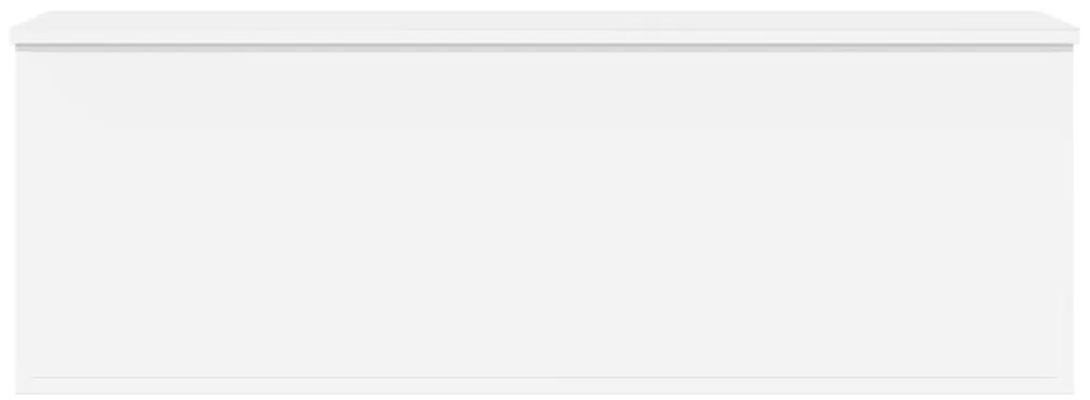 Κουτί Αποθήκευσης Λευκό 102x35x35 εκ. από Επεξεργασμένο Ξύλο - Λευκό