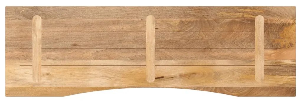 vidaXL Επιφάνεια Γραφείου Καμπύλη 160x50x2,5 εκ Μασίφ Ακατ. Μάνγκο