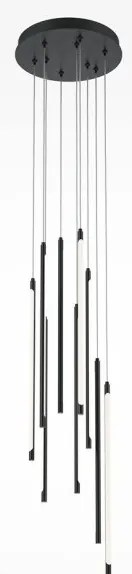 Κρεμαστό Φωτιστικό Οροφής LED 46W Light Stick Maytoni-MOD236PL-L54B3K-Μαύρο MOD236PL-L54B3K