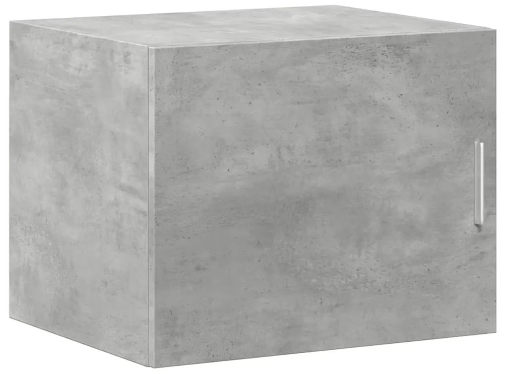Ντουλάπι Αποθήκευσης Στενό Γκρι 50x42,5x225 εκ. Επεξεργ. Ξύλο - Γκρι