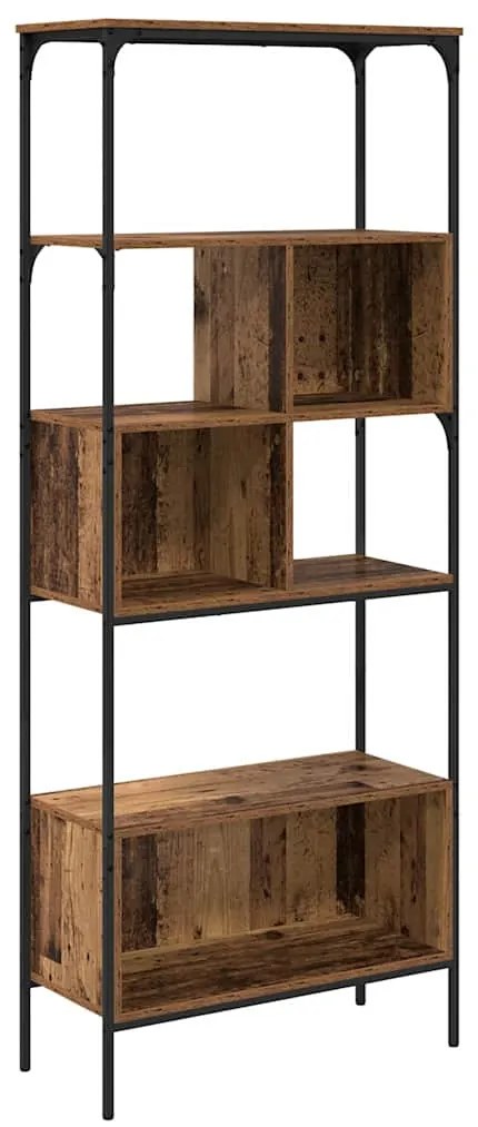 vidaXL Βιβλιοθήκη Παλιό Ξύλο 76 x 33 x 188,5 εκ Επεξεργασμένο ξύλο