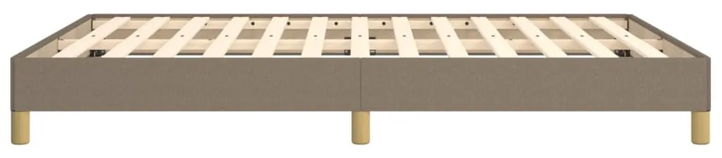 Σκελετός Κρεβατιού Χωρίς Στρώμα Taupe 140x200 εκ. Υφασμάτινο 346822