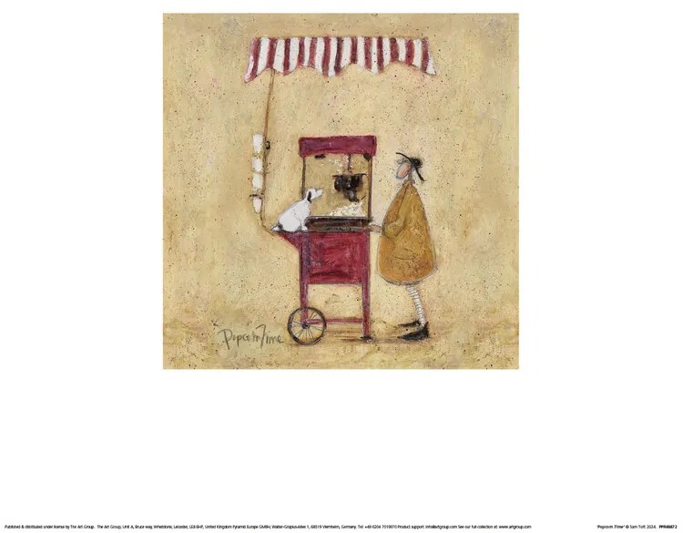 Εκτύπωση τέχνης Sam Toft - Popcorn Time