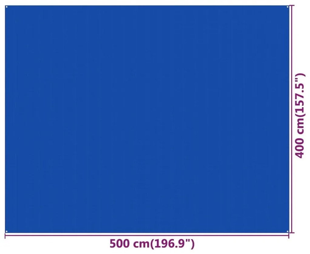 Χαλί Σκηνής Σκούρο Πράσινο 400 x 500 εκ. από HDPE