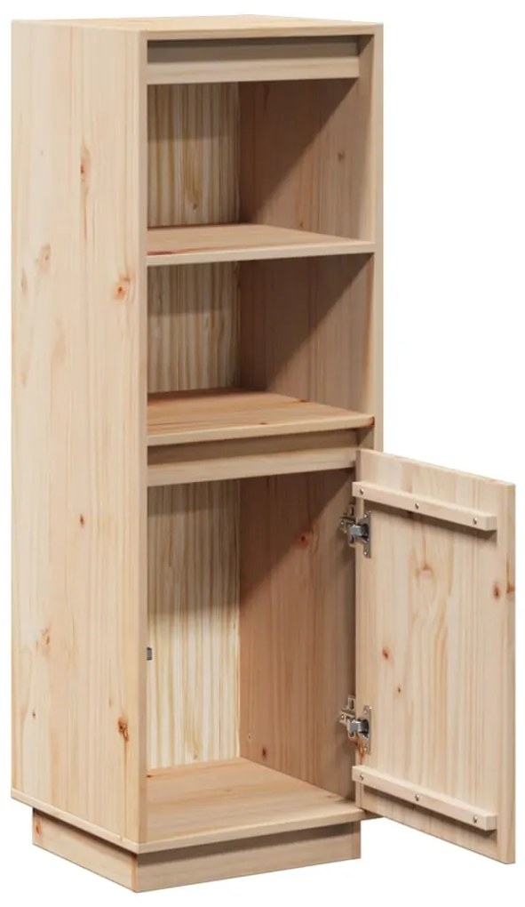 vidaXL Ντουλάπι Ψηλό 37 x 34 x 110 εκ. από Μασίφ Ξύλο Πεύκου