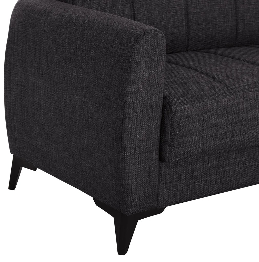 ΚΑΝΑΠΕΣ ΚΡΕΒΑΤΙ ΜΕ ΑΠΟΘ.ΧΩΡΟ TΡΙΘΕΣΙΟΣ NIKKO HM3292.01 ΓΚΡΙ ΥΦΑΣΜΑ 209x76x83Υεκ.