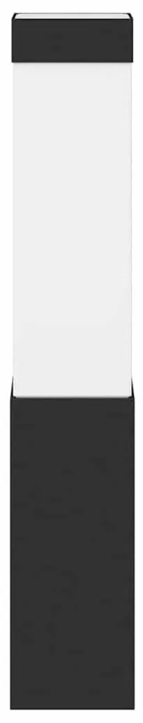vidaXL Εξωτερικά Φωτιστικά Τοίχου 2 pcs Μαύρο 10.5 x 6 x 35 εκ.