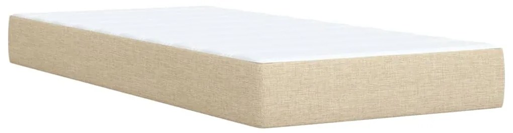 ΚΡΕΒΑΤΙ BOXSPRING ΜΕ ΣΤΡΩΜΑ ΚΡΕΜ 80 X 200 ΕΚ. ΥΦΑΣΜΑΤΙΝΟ 3289581