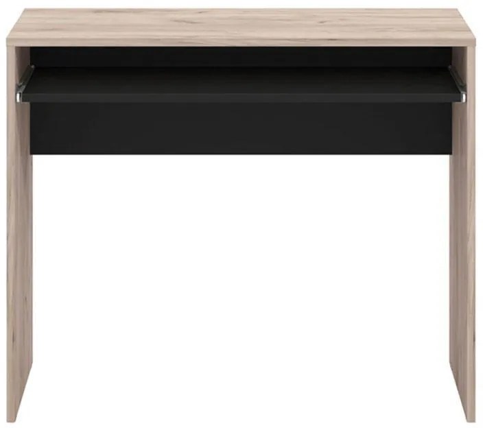 Γραφείο Paris Γκρί Δρύς - Μαύρο 90x45x74 εκ. 90x45x74 εκ.