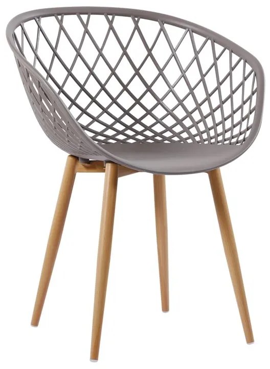 REX Πολυθρόνα Μέταλλο Βαφή Φυσικό, PP-UV Sand Beige (εκτός συσκευασίας) 62x56x80cm Ε373,31W