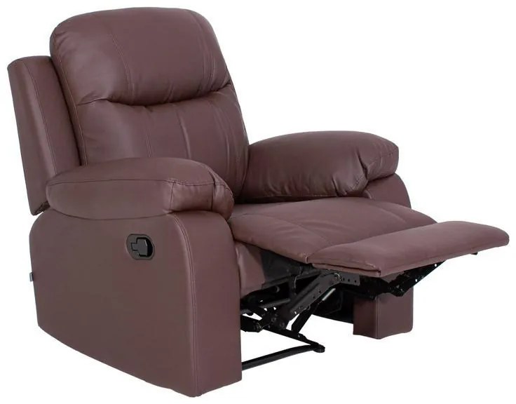 Πολυθρόνα Relax Chicago 1113 Fylliana Μόκα Τεχνόδερμα 97x90x100 εκ. 97x90x100 εκ.