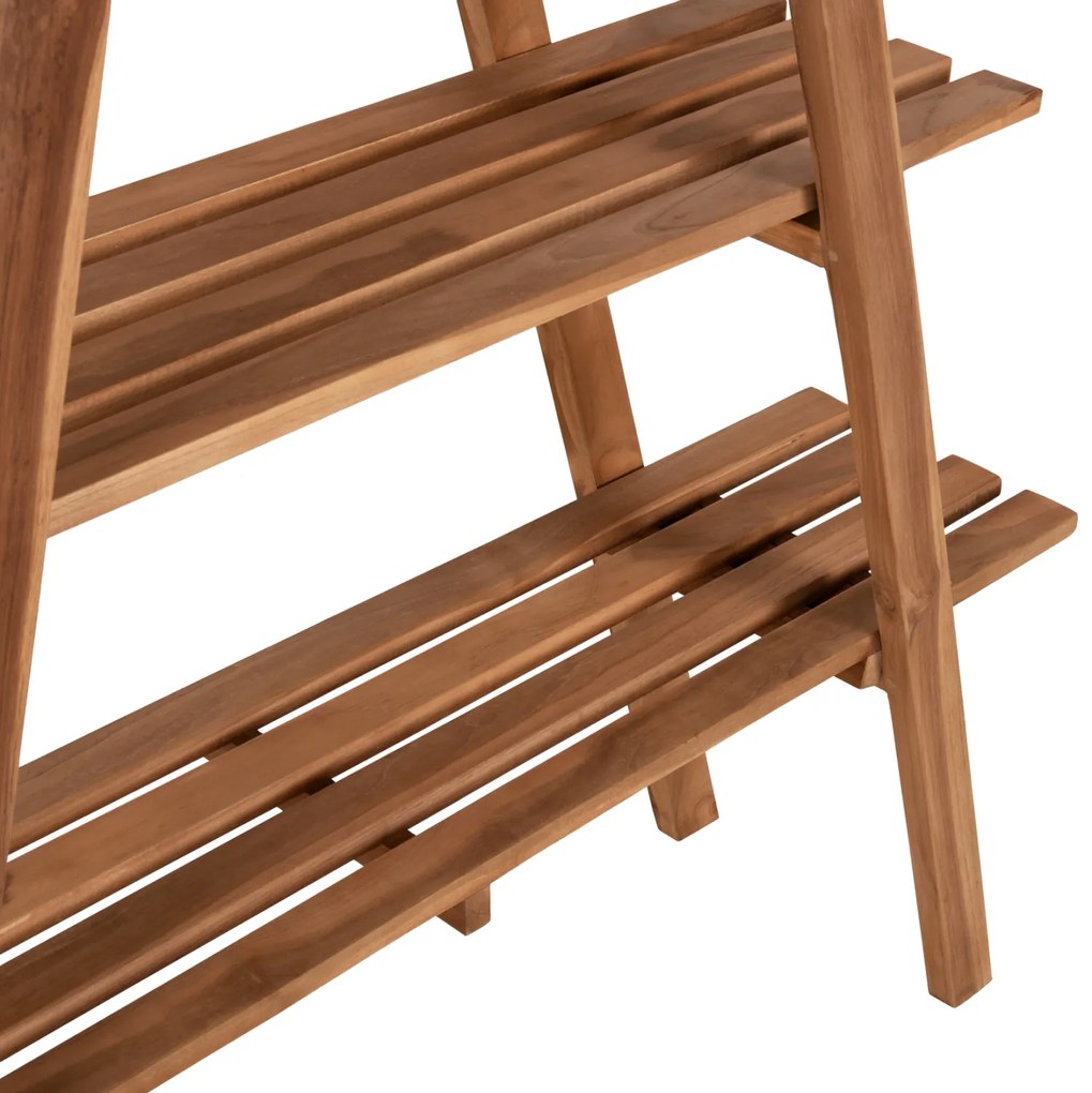 ΒΙΒΛΙΟΘΗΚΗ STAM HM7895 TEAK ΞΥΛΟ ΣΕ ΦΥΣΙΚΟ ΧΡΩΜΑ 120x33x180Y εκ. - 0507206 - HM7895