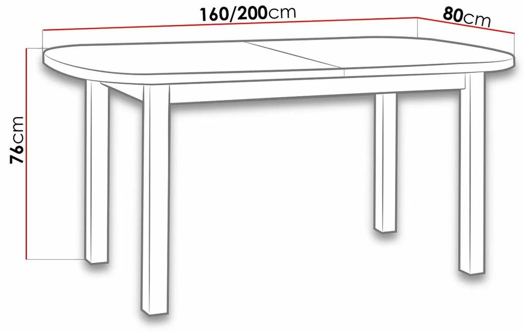 Τραπέζι Victorville 121, Καρυδί, 76x80x160cm, 34 kg, Επιμήκυνση, Πλαστικοποιημένη μοριοσανίδα, Ξύλο, Μερικώς συναρμολογημένο, Ξύλο: Οξιά | Epipla1.gr