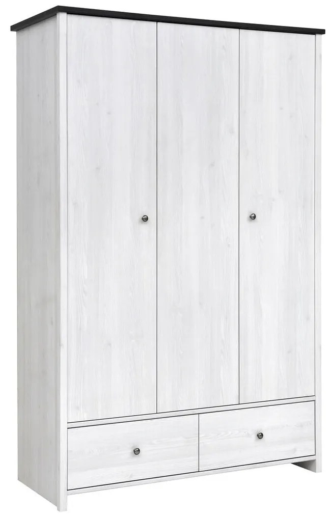 Ντουλάπα Boston S119, Sibu πεύκο, 200x129x56cm, Πόρτες ντουλάπας: Με μεντεσέδες