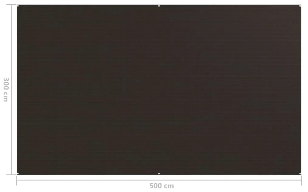 Χαλί Σκηνής Καφέ 300 x 500 εκ.