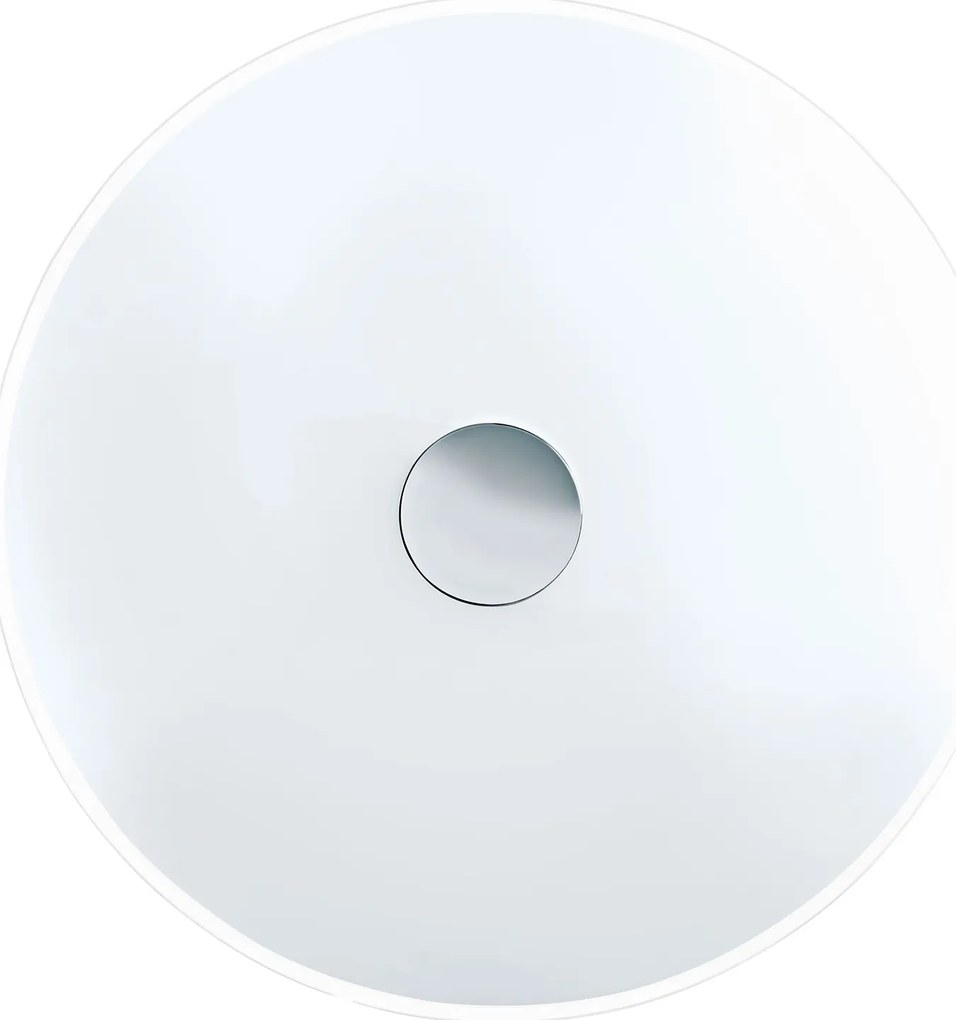 Φωτιστικό Οροφής Nude 91247 White-Silver Eglo Μέταλλο,Γυαλί