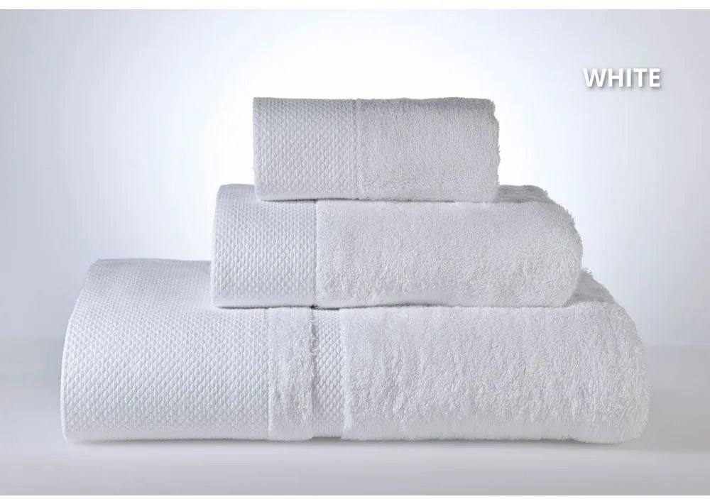 Πετσέτες Σετ New Rosa (3τμχ) White Down Town Towels Set 100x150cm Bamboo, Βαμβάκι