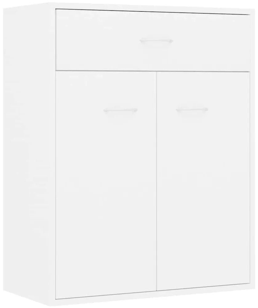 vidaXL Ντουλάπι Λευκό 60 x 30 x 75 εκ. από Επεξεργασμένο Ξύλο