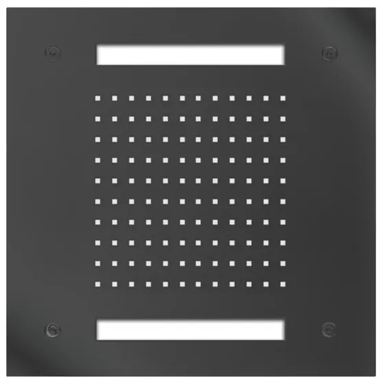 Almar Black Brushed PVD Κεφαλή Χρωματοθεραπείας εντοιχισμού οροφής 1 ροής