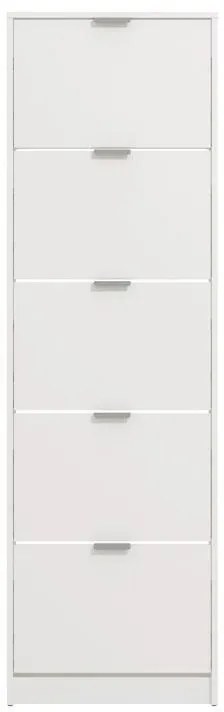 Παπουτσοθήκη Base 15 Λευκό 58x18x191,5 εκ. 58x18x191.5 εκ.