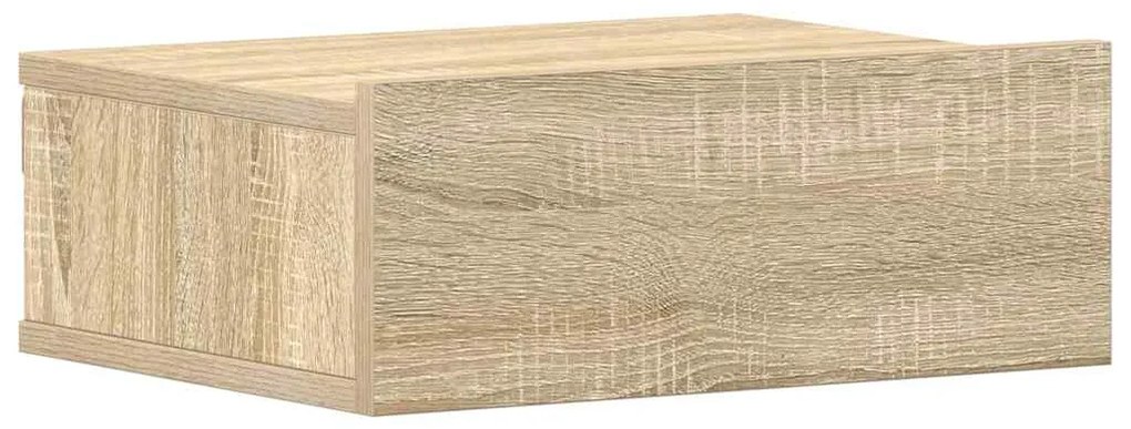 vidaXL Κομοδίνο Κρεμαστό Sonoma Δρυς 40x30x15 εκ. από Επεξ. Ξύλο