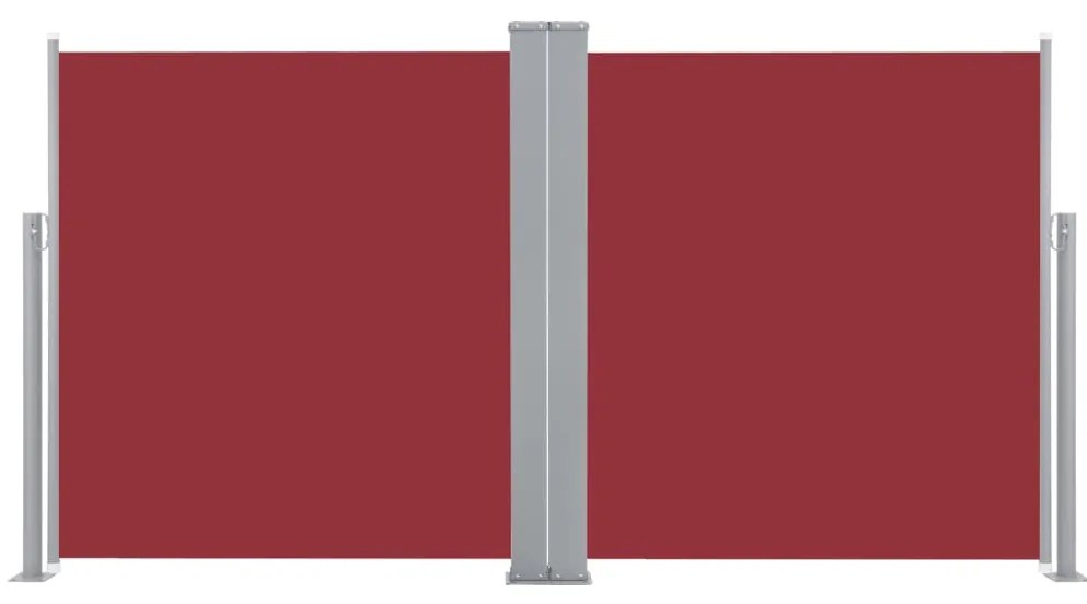 vidaXL Σκίαστρο Πλαϊνό Συρόμενο Κόκκινο 170 x 600 εκ.