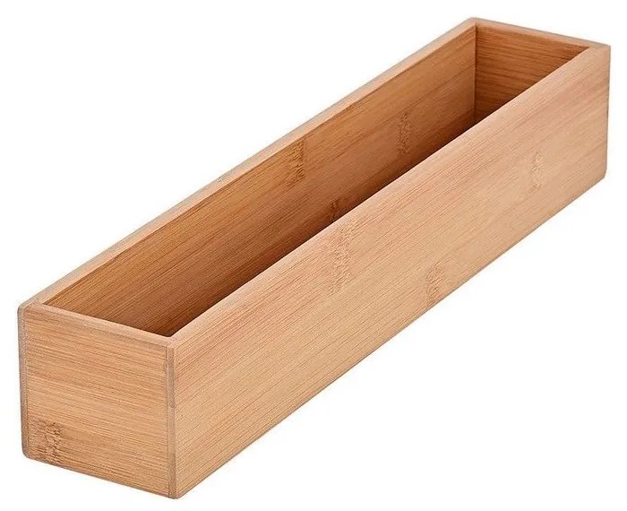 Κουτί Οργάνωσης Συρταριού Bamboo Essentials 03-17576 8x38x7cm Natural Estia Bamboo