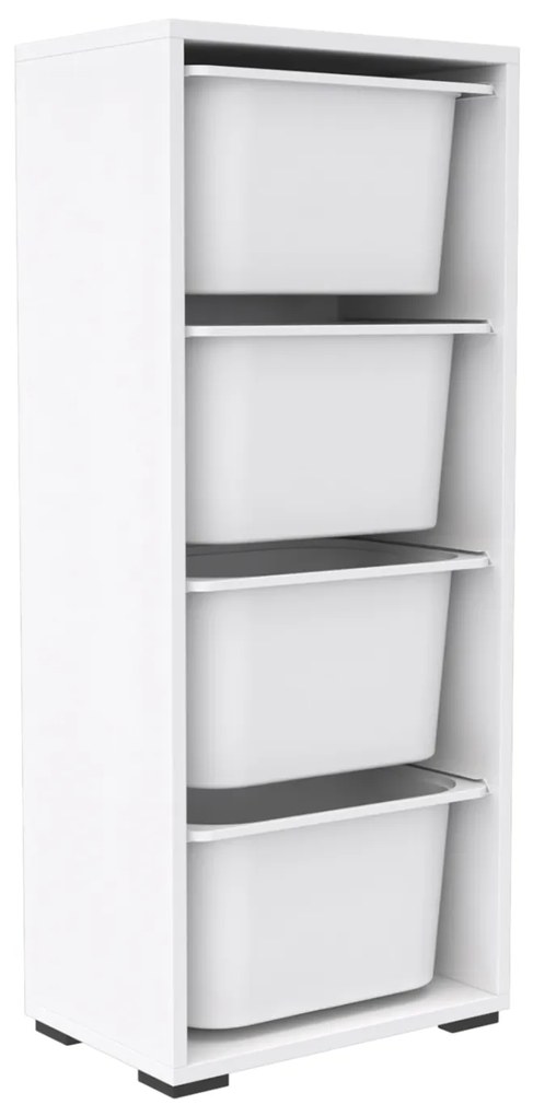 ΣΥΡΤΑΡΙΕΡΑ SANI HM18216.01 ΜΕΛΑΜΙΝΗ ΣΕ ΛΕΥΚΟ-4 ΛΕΥΚΑ ΣΥΡΤΑΡΙΑ P.E. 45,5x30x109Υεκ - 0615412 - HM18216.01