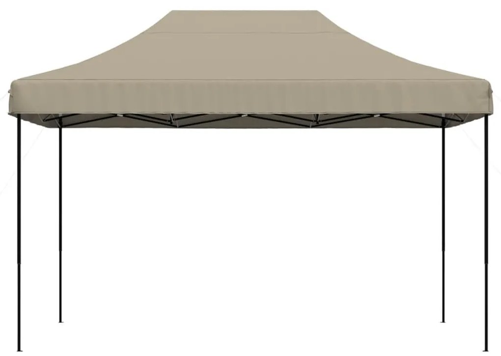 Τέντα Εκδηλώσεων Πτυσσόμενη Pop-Up Taupe 410x279x315 εκ. - Μπεζ-Γκρι