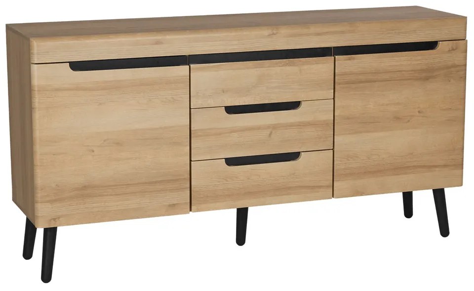 GRIF ΜΠΟΥΦΕΣ ΦΥΣΙΚΟ ΜΑΥΡΟ 160x40xH83cm - 05-0753