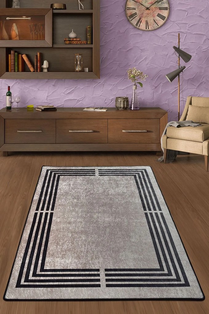 Χαλί Past 882CHL1835 Grey-Black Conceptum Hypnose 160X230cm