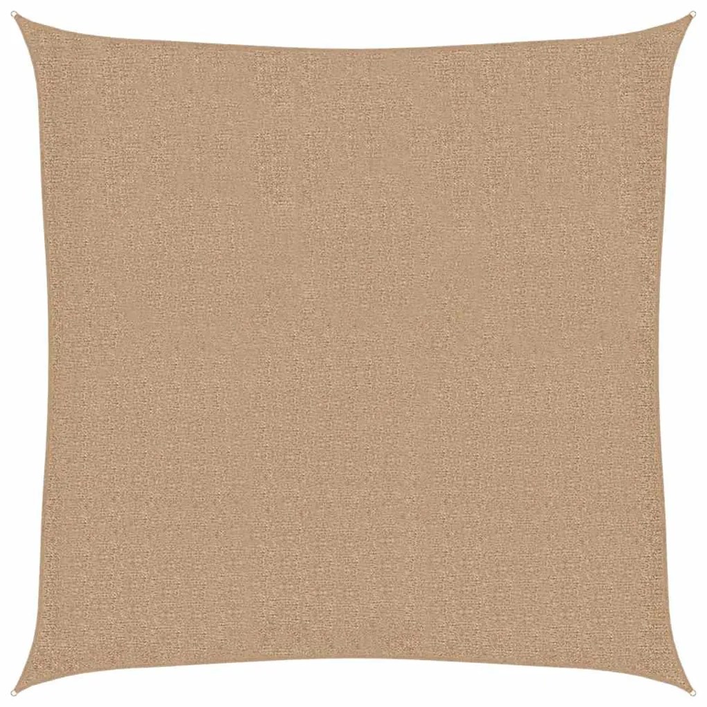 vidaXL Πανί Σκίασης Taupe 3,6 x 3,6 μ. από HDPE 160 γρ./μ²