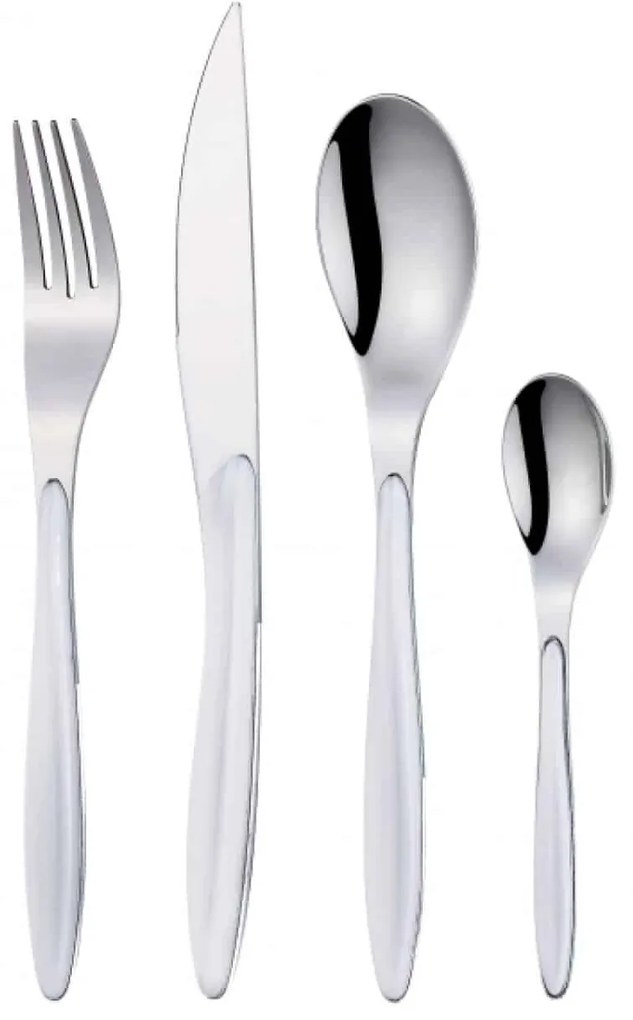 Σετ Μαχαιροπίρουνα Hoop White – Cryspo Trio – 24τμχ