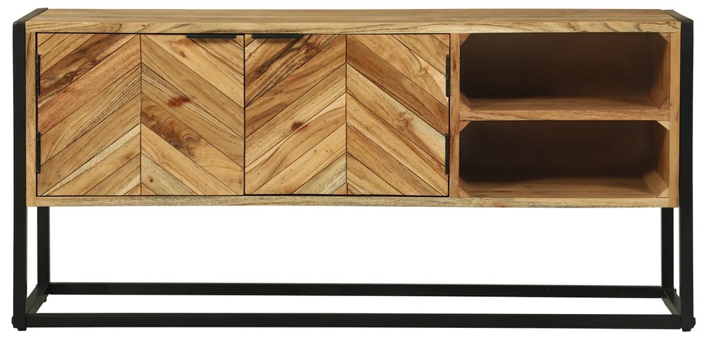 vidaXL Γραφείο Τηλεόρασης 110x30x50 εκ Μασίφ Ξύλο Ακακίας