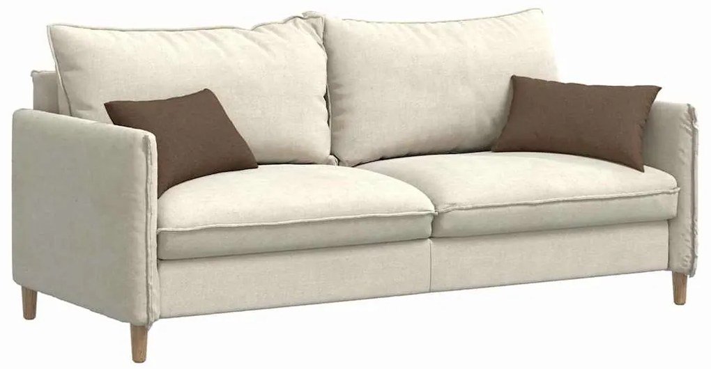 vidaXL Μαξιλάρι Καναπέ 2 pcs Καφέ 50 x 30 cm ύφασμα