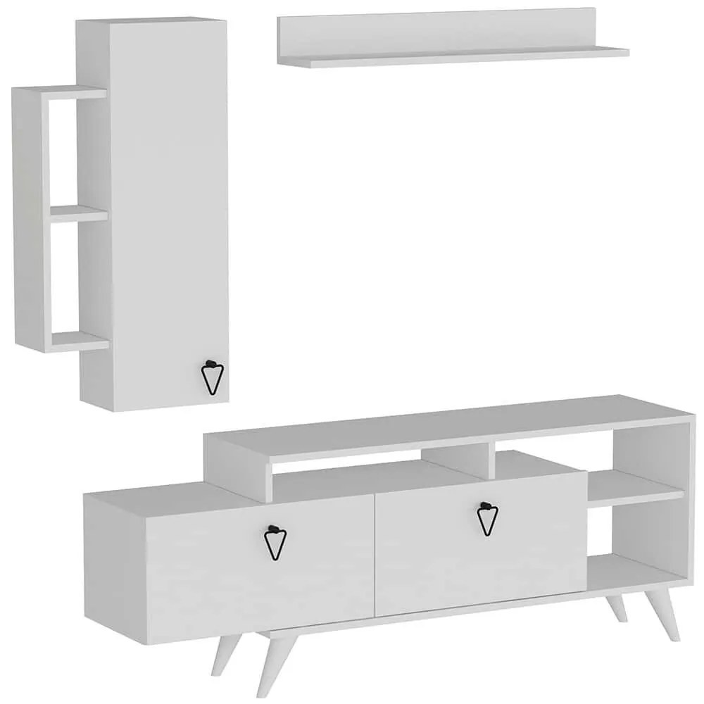 Σύνθεση Τηλεόρασης Clara 505CRL1922 175,2x35x58,6cm White