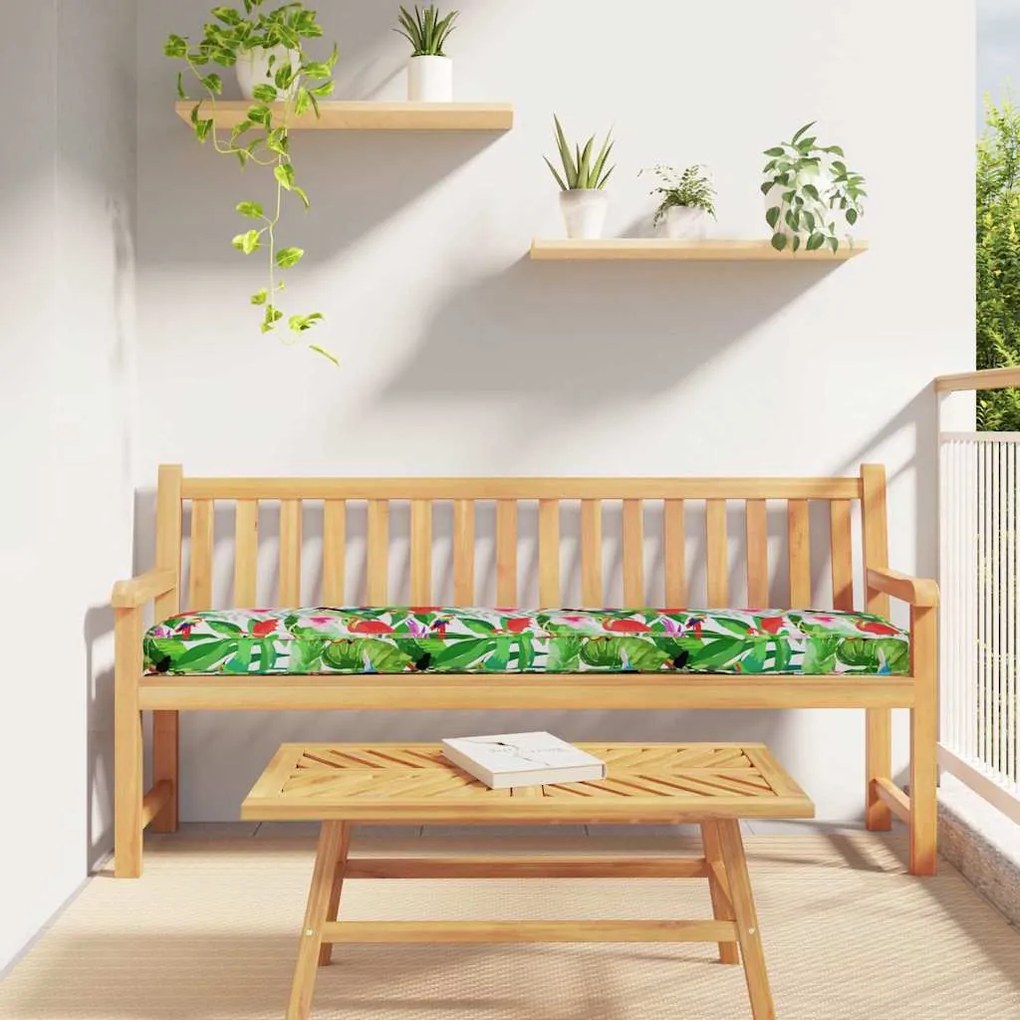 vidaXL Μαξιλάρι παλέτας Τροπική ζούγκλα 200 x 40 x 8 εκ. Ύφασμα Oxford