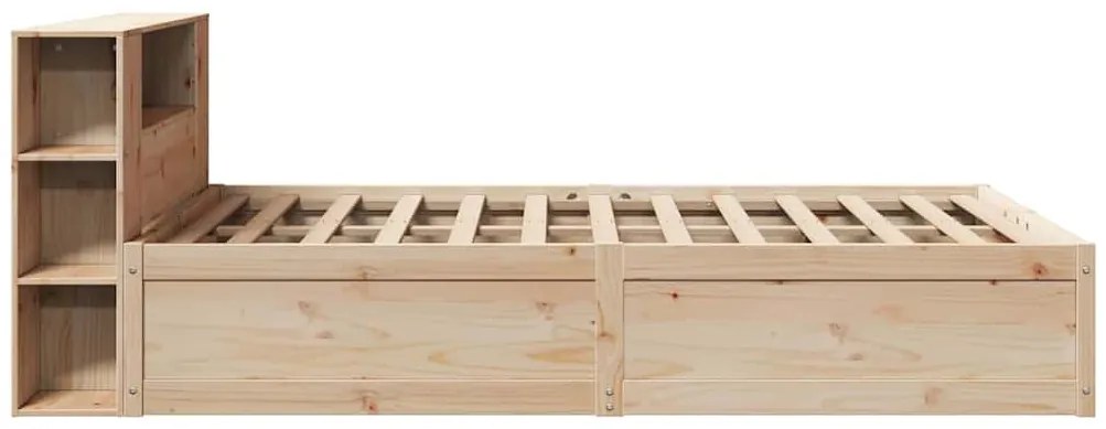 vidaXL Σκελετός Κρεβατιού Χωρίς Στρώμα 120x190 εκ Μασίφ Ξύλο Πεύκου