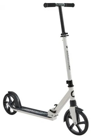 VEVOR Kick Scooter for Kids Ages 8+, Teens &amp; Adults, 2-Wheel Toddler Scooter with Adjustable Height Handlebar, Wide Anti-Slip Deck, Foldable Lightweight for Boys &amp; Girls up to 99.8 kg, White + Black