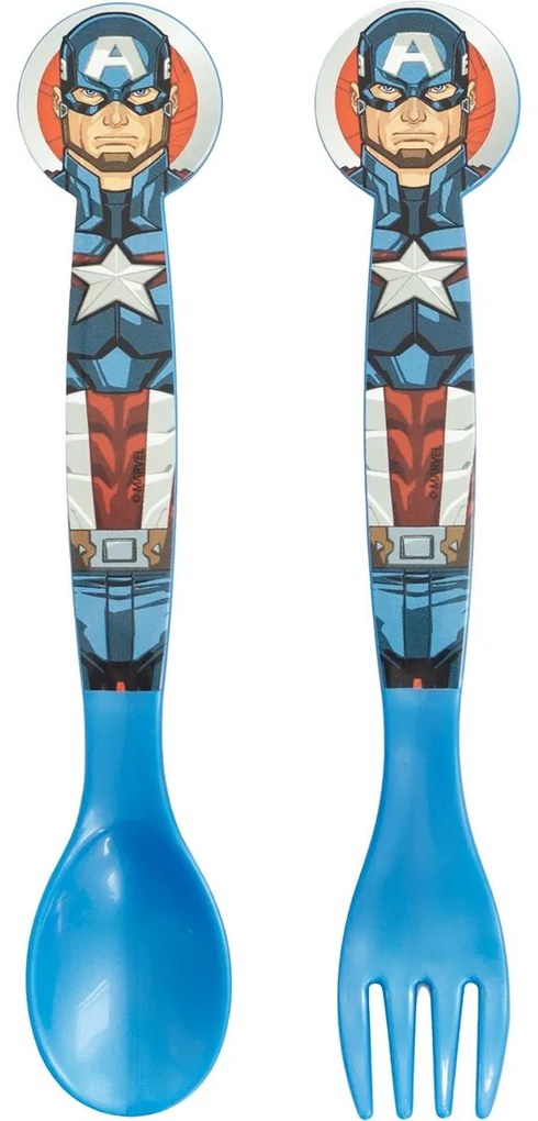 Σετ Mαχαιροπήρουνων The Avengers CZ11397 Πολύχρωμο Πλαστική ύλη 2 Τεμάχια