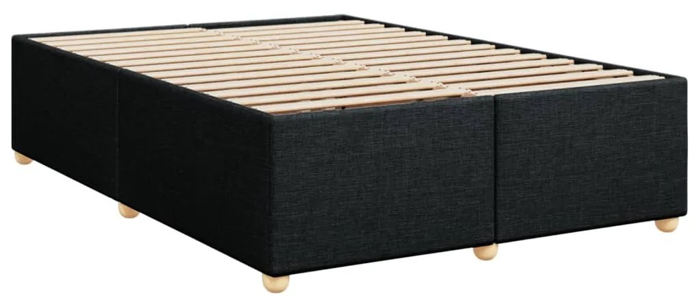 ΚΡΕΒΑΤΙ BOXSPRING ΜΕ ΣΤΡΩΜΑ ΜΑΥΡΟ 140X200 ΕΚ. ΥΦΑΣΜΑΤΙΝΟ 3293612