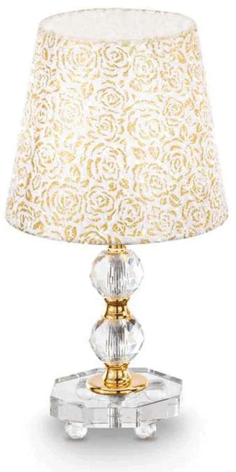 Φωτιστικό Επιτραπέζιο Queen 077734 20x36,5cm 1xE27 60W Gold Ideal Lux