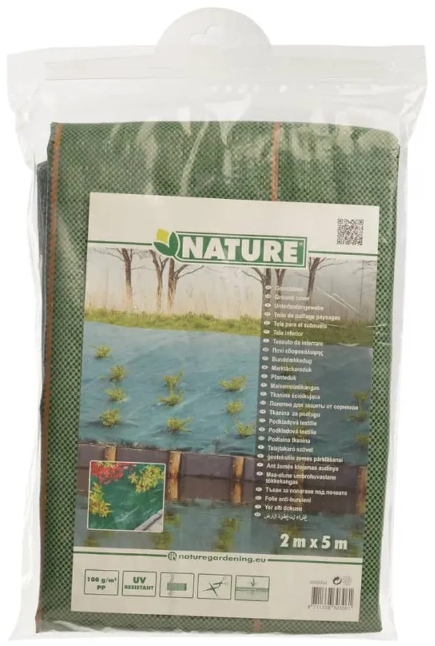 Nature Ύφασμα Εδαφοκάλυψης για Περιορισμό Ζιζανίων Πράσινο 2 x 5 μ.