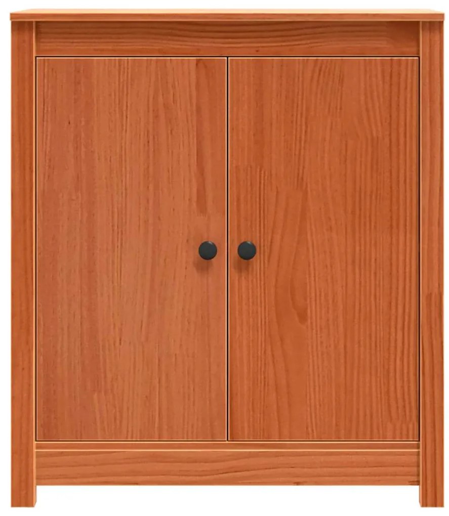 vidaXL Πλαϊνό γραφείο Καφέ 70 x 35 x 80 εκ.