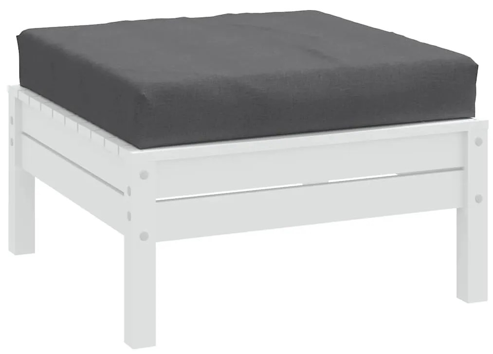 vidaXL Μαξιλάρι Παλέτας Ανθρακί 60x60x9,5 εκ. Ύφασμα