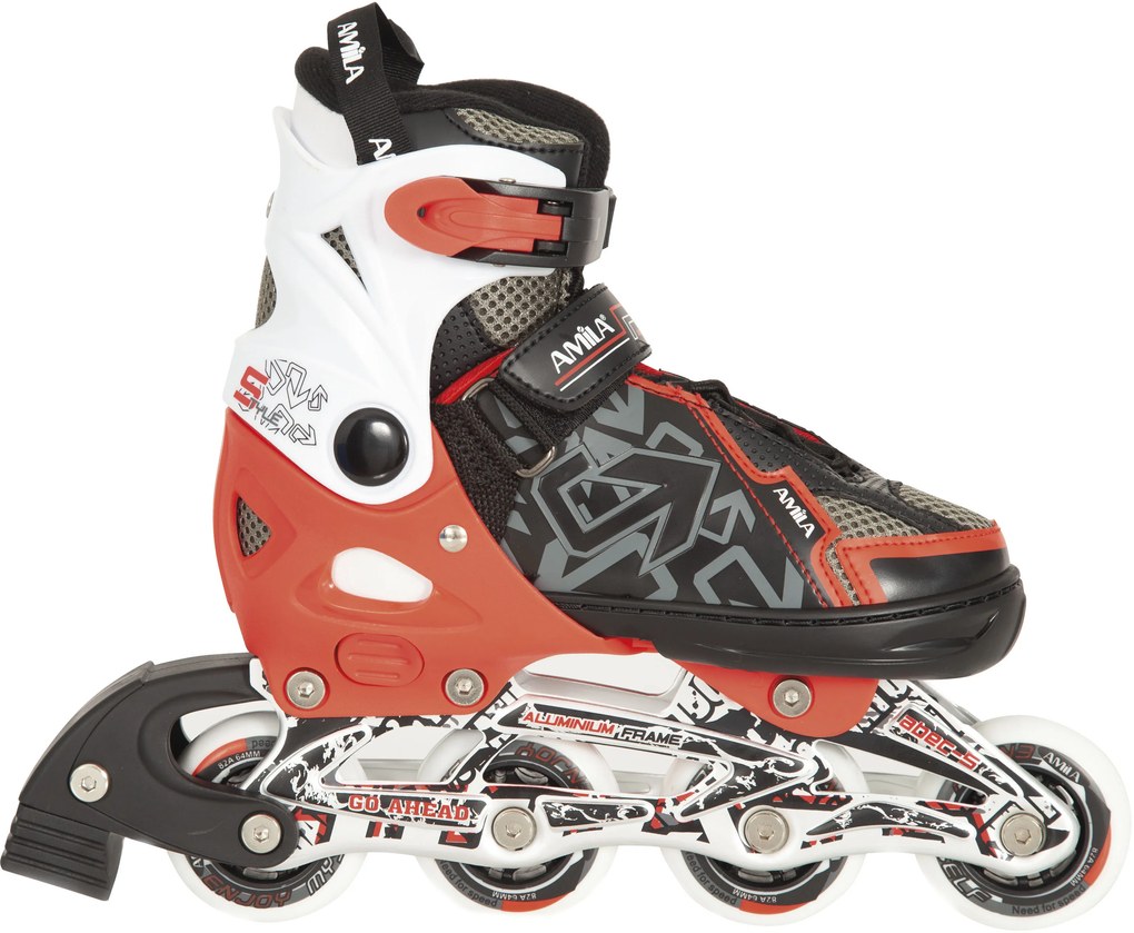 Amila In-Line Skate Rollers Αλουμινίου No 33-36 Ρυθμιζόμενο (48915)